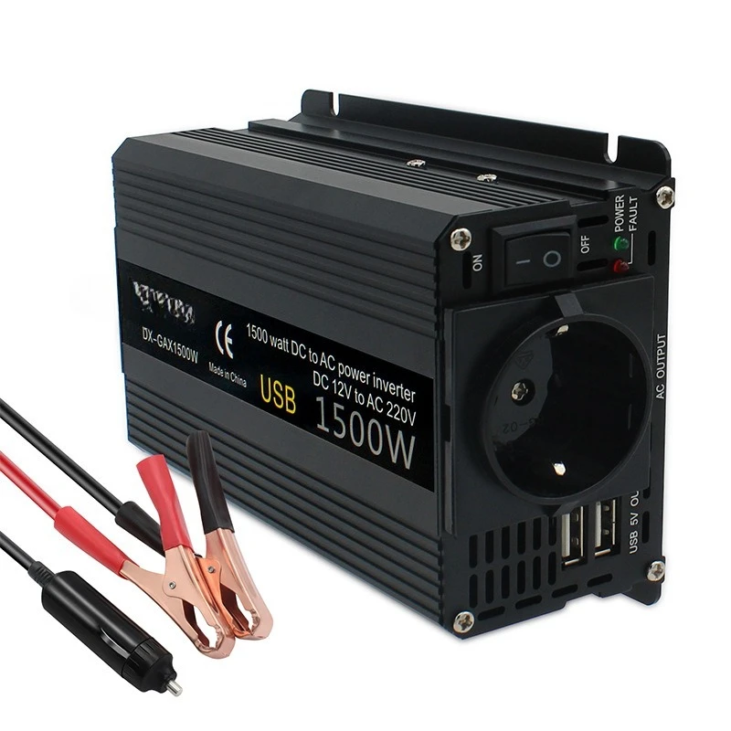 

Repair sine wave 500W/1000W car household 12v24V to 110v-240V inverter factory