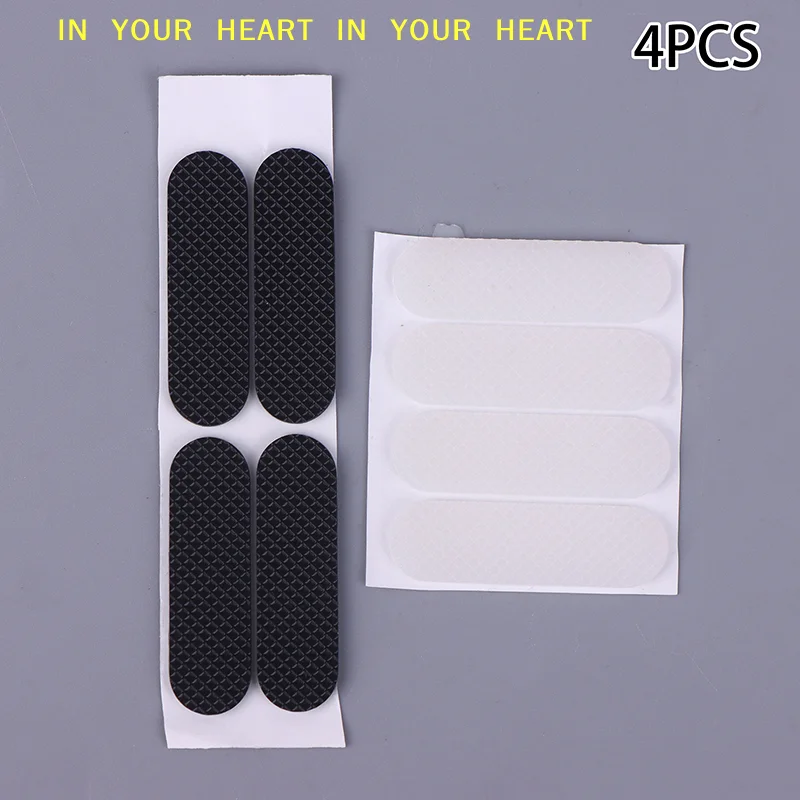

【X】4PCS Black Rubber Feet Thickness 1.8mm Anti-slip Self-adhesive Silicone Shockproof Protective Pad For Keyboard Base Cabinet