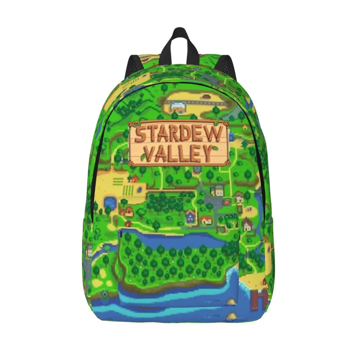 

STARDEW VALLEY мультфильм для мужчин женщин студенческая школьная сумка для книг холст рюкзак для начальной школы колледж пеший туризм