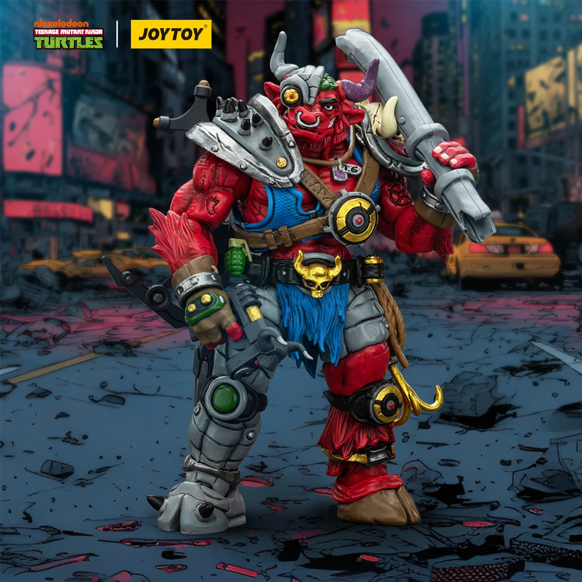 

【MT】24-Hour Shipping JOYTOY 1/18 Action Figure TMNT-Groundchuck Model Toy Gift