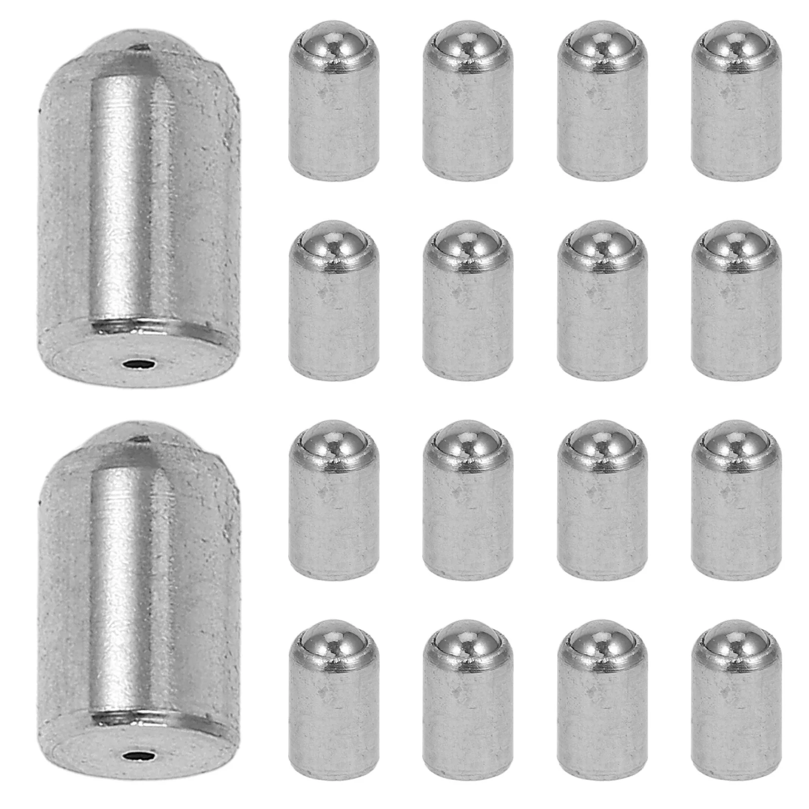 

20pcs Stainless Spring Ball Plunger Smooth Push For Cabinet Bead Plunger Closet Door Latch Hardware
