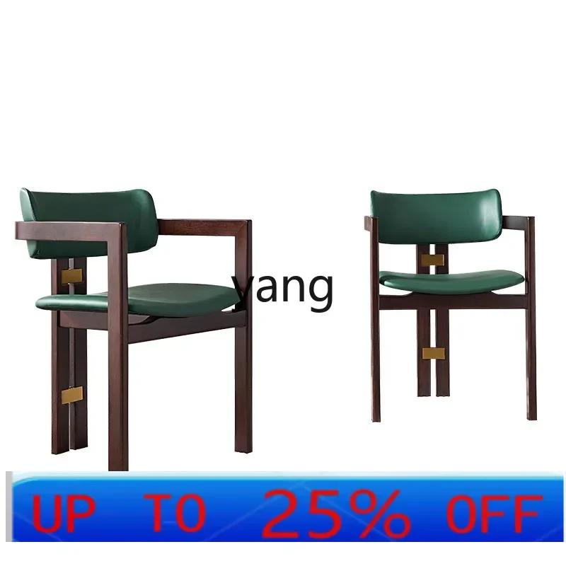 

LTT modern new Chinese ebony solid wood dining chair dining room home furniture