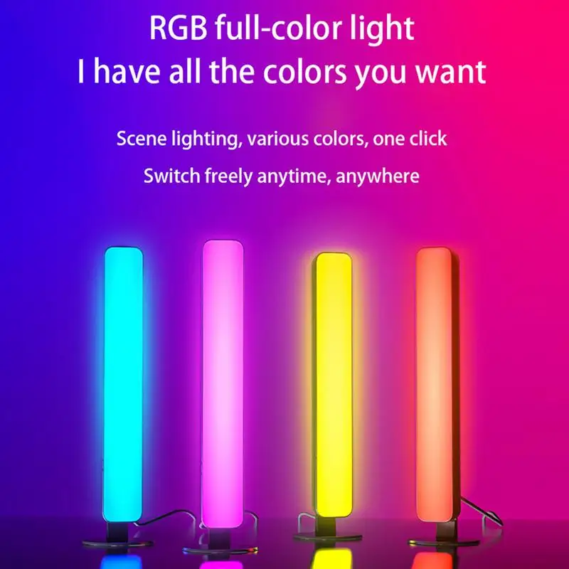 Game LED Lights Remote Control Mood Lamp Remote Control Color Changing Music RGB Ambient Lighting For PC Room Monitor Desk