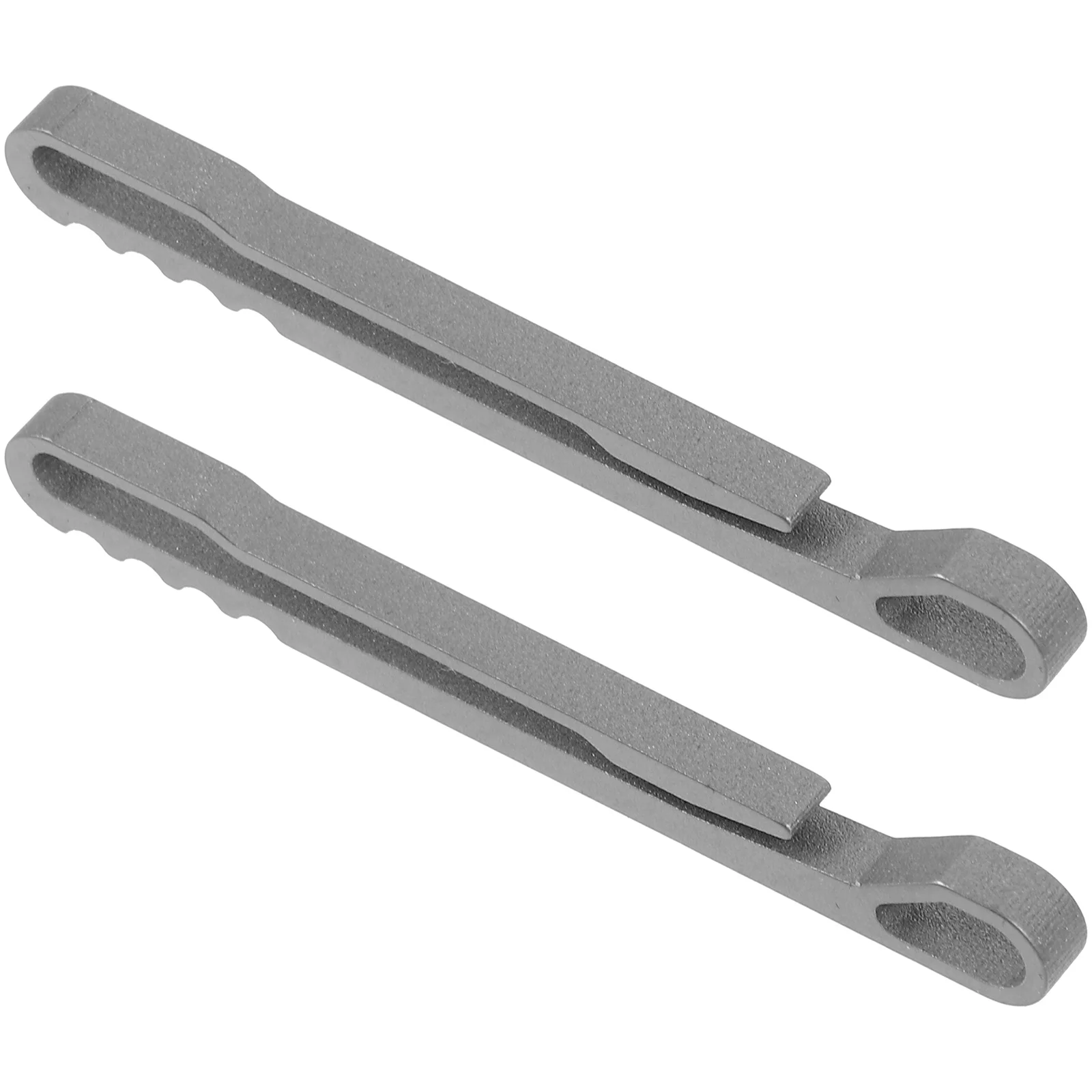 2PCS Titanium Alloy Carabiner Spring Clips Hook Keychain Keyring Buckle Locking Clips Hanging Buckle Ring Buckle Outdoor Eq