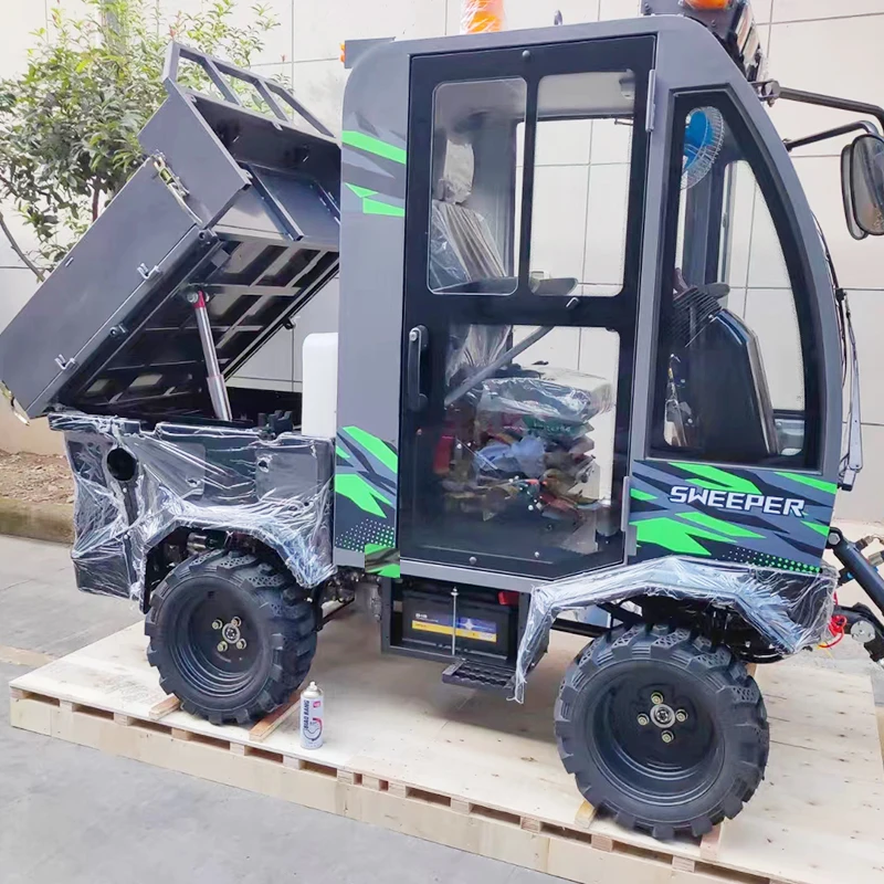 Heavy Duty Self-Powered Snow Road Sweeper Efficient Driven Snow Removal Machine For Street Cleaning