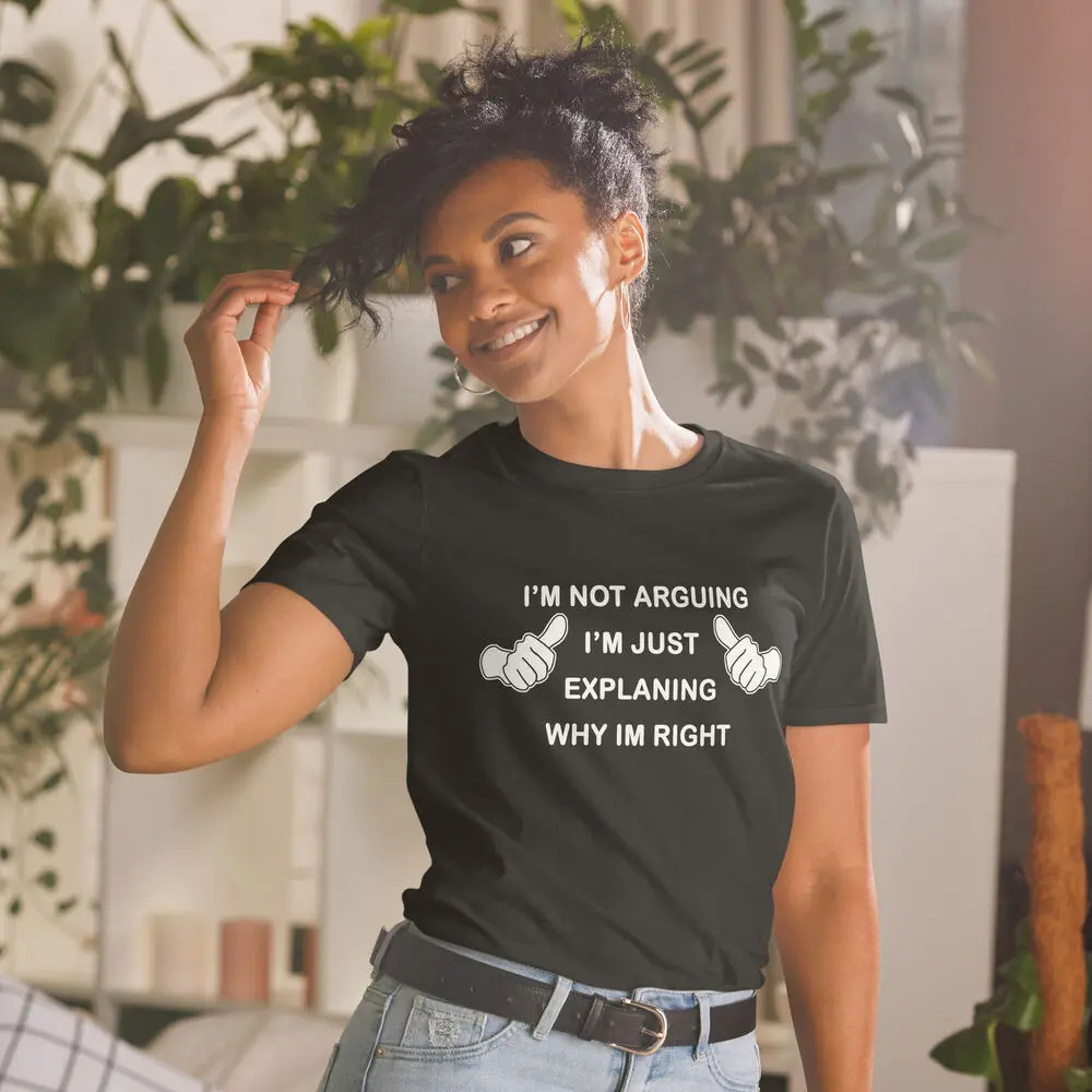 Short-Sleeve Unisex T-Shirt arguing funny gift idea geek