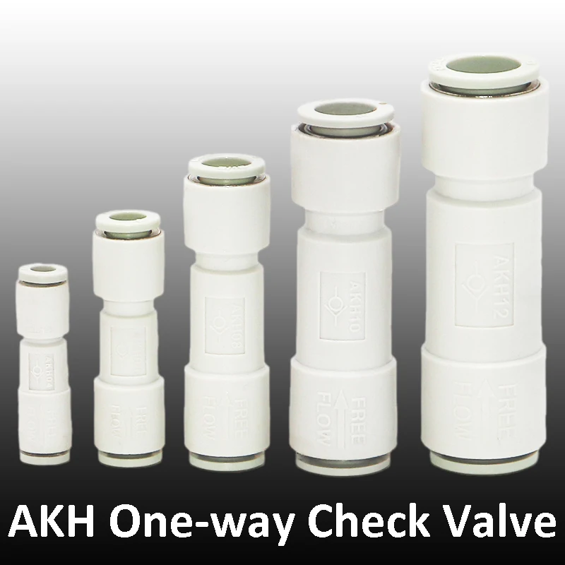 Pneumatic Check Valve One-way Valve CVPU-04/6/8/10/12 Air Pipe Quick Insert Quick Coupling PCVU Reverse Check Valve