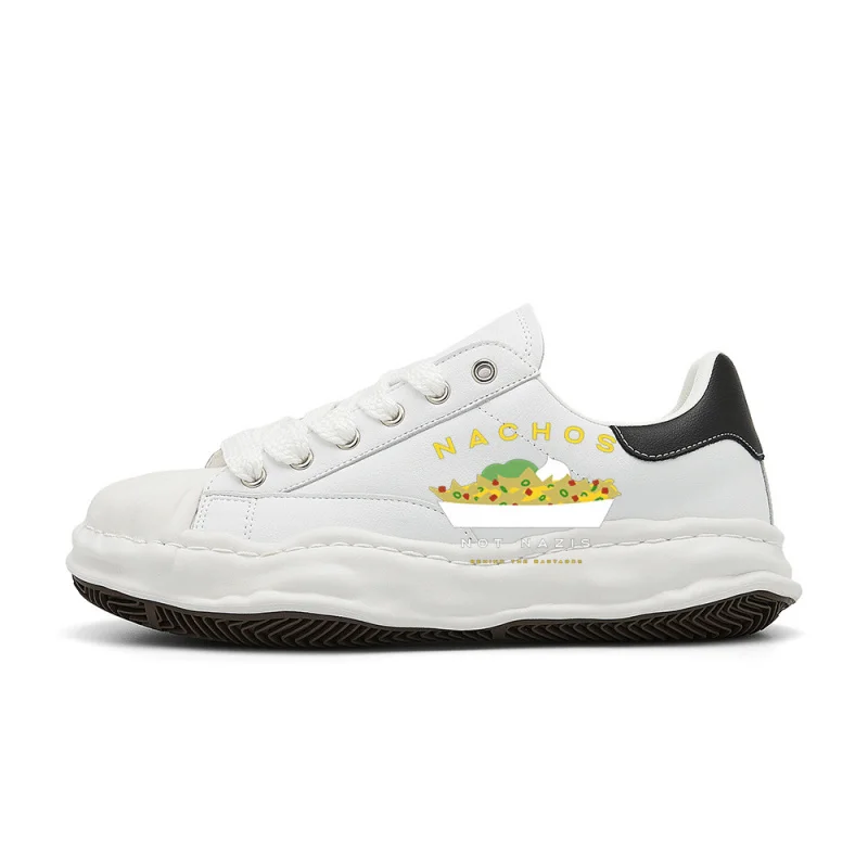 

Nachos Not NazisVintage Fashion Street Sneakers，The design is retro, stylish, comfortable, and versatile，Suitable for street fas