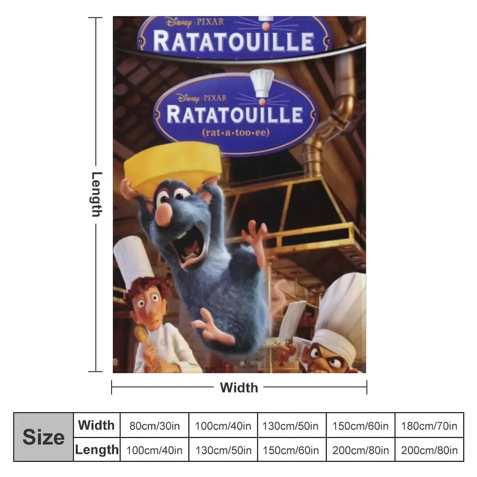 Threrat 2007 American Comedy Movie rat a too ee Throw Blanket Polar Kid'S cosplay anime Bed linens Blankets