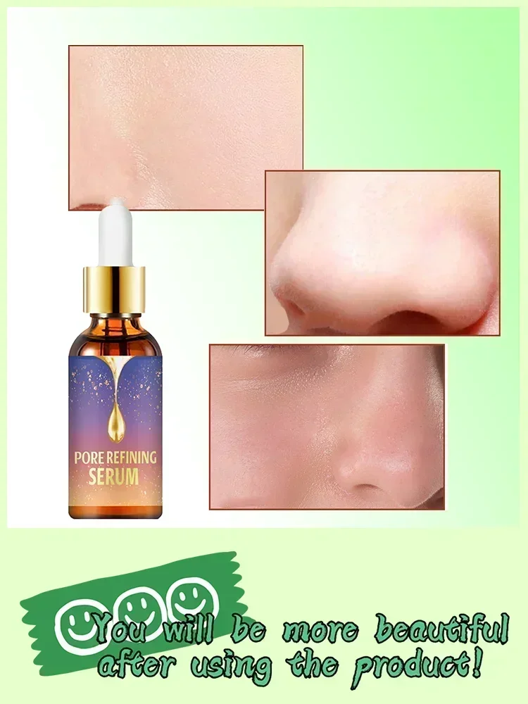 Pore Shrinking Essence Shrinks Firms Repairs Large Pores Brightens Long-lasting Facial Care