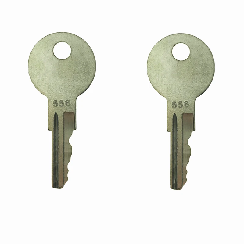 2 Pcs 556 Key For Ford New Holland Gradall Hyster Lull Yale Forklift Ignition Keys PK556