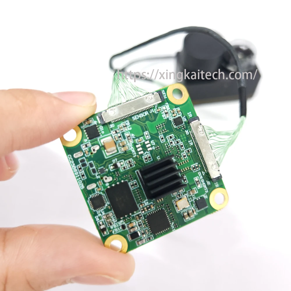 FPV AI كاميرا قفل مستقل 200 متر لمسافات طويلة تتبع تلقائي عن بعد سترايك مركبة الطائرات بدون طيار 384*288 كاميرا تصوير حراري