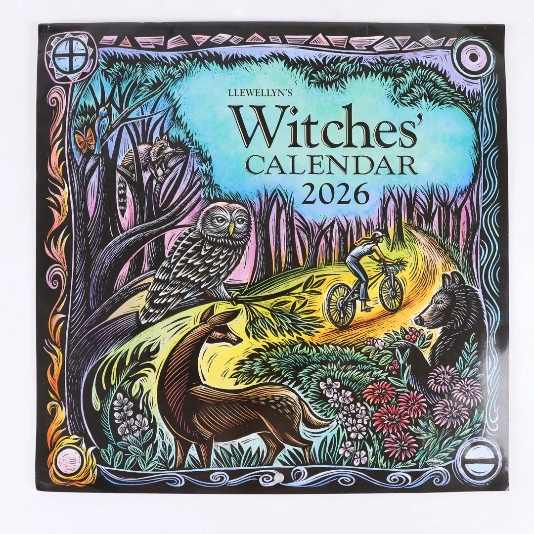 

Witches' Calendar 2026 Witches' Botanical Calendar Book Wall Hanging Decorative Wall Art Creative Gift For Family Friends
