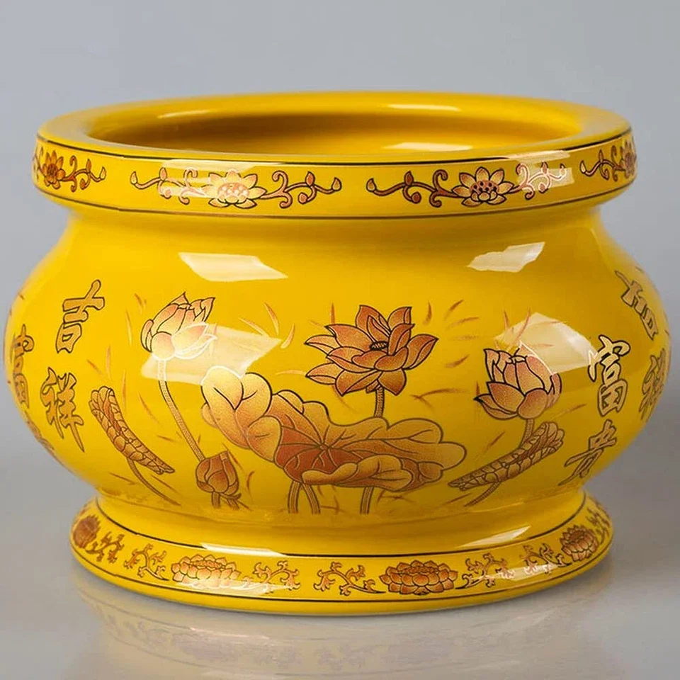 

Керамическая курильница 14,5 см Будда Поклонение Бодхисаттва Курильница Буддийская