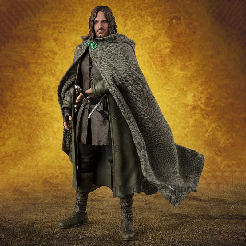 

Bandai SHF Lord of the Rings Aragorn Figure Completed Model Kit Animation Full Action Figure Toy Gift