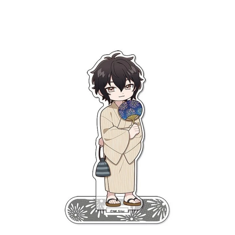 Given Anime Satou Mafuyu Acrylic Mini Stand Model Plate Decoration Desk Figure Display Fans Gift Cartoon Keychain