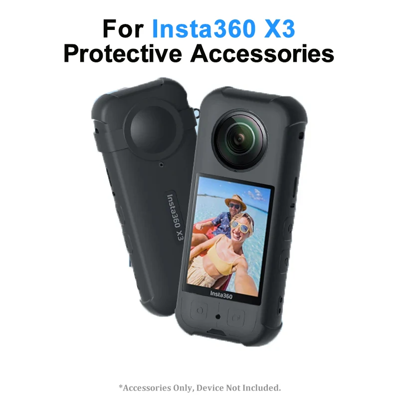 Für Insta360 X3 Objektivdeckelschutz + Objektivschutz für Insta 360 X3 Kamera-Schutzset, kratzfestes Zubehör