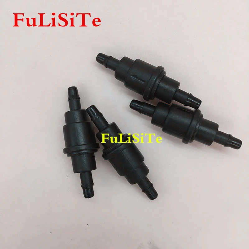 10PCS UV printer non return valve one way ink tube pipe valve single side for DGI Myjet Flora Wit color Thunderjet 6*4mm