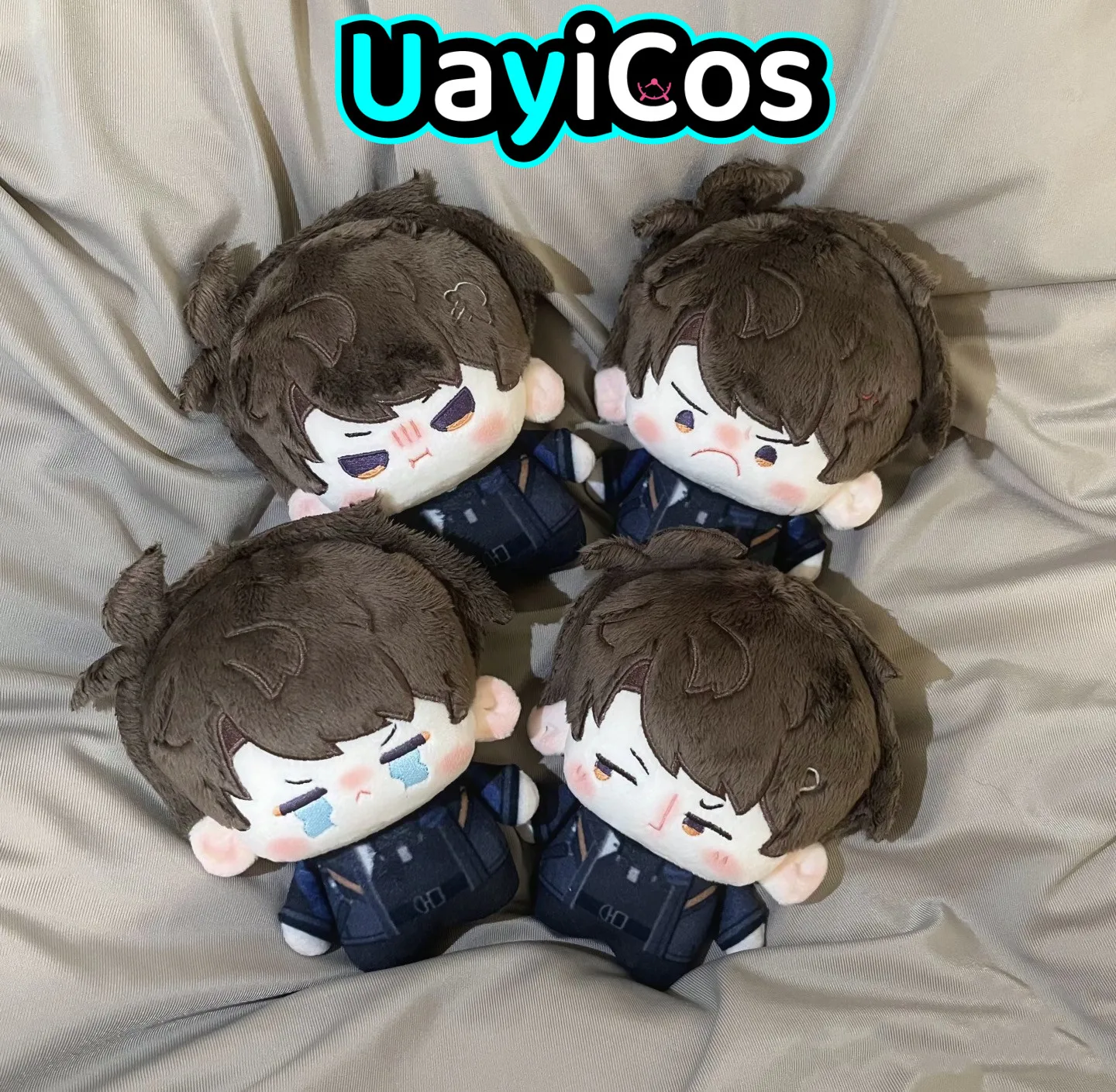 

Original 10cm Caleb Love and Deepspace Caleb Anime Figure Game Stuffed Plushies Doll Clothes Keychain Bag Toy Kids Gifts Cosplay