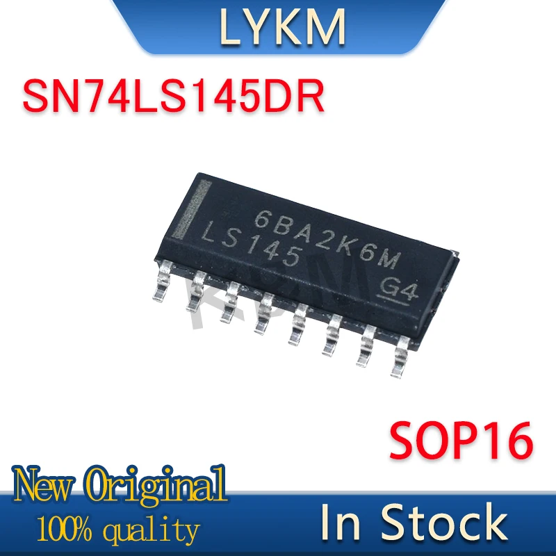 

10/PCS New Original SN74LS145DR 74LS145 LS145 SOP16 Decimal decoder chip In Stock