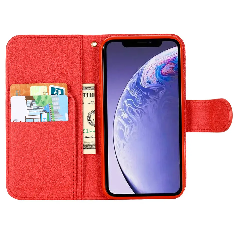 Retro Camellia Embossing Case For Apple iphone 14 13 12 Mini 11 Pro Max XR XS X 7 8 6s 6 Plus Leather Card Slot Wallet Case D14H