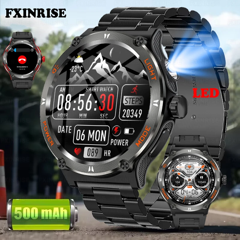 

2025 New Smart Watch Men Military Sports Fitness Tracker Blood Pressure Waterproof Watches Bluetooth Call Smartwatch For Woman