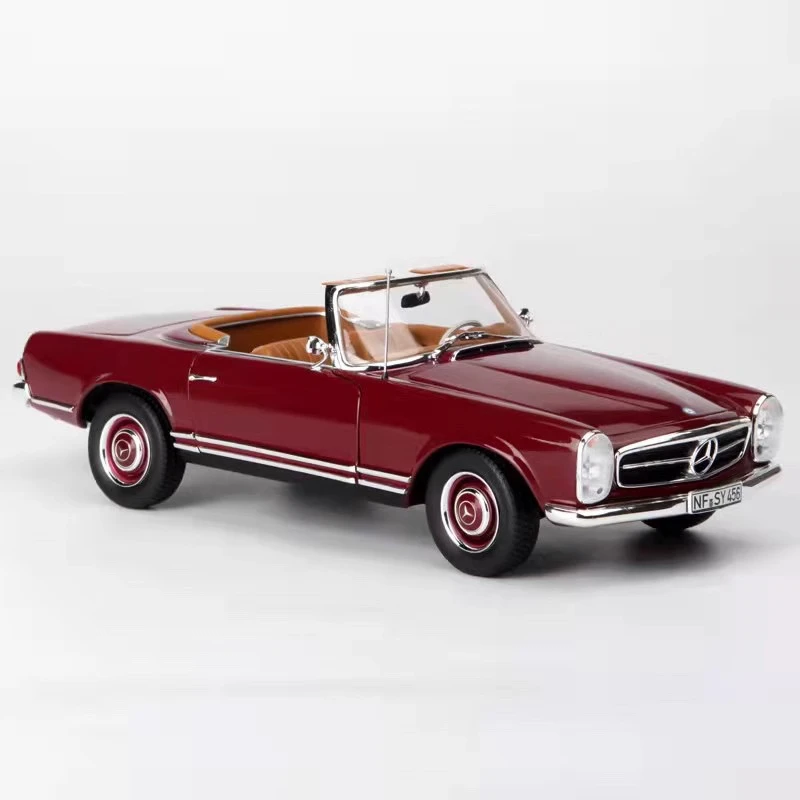 Norev-mercedes-benz 230 slヴィンテージダイキャストカー、1:18ダイキャストメタル合金モデル、子供のおもちゃ、コレクションギフト