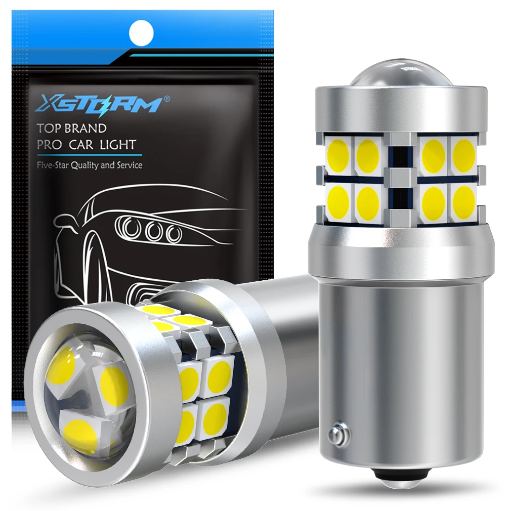 yZ[zXSTORM 2 BA15S P21W LEDvWFN^[YCg BAU15S BA15D BAY15D 3156 3157 7440 VOiCg ԗptHOv Ԕ