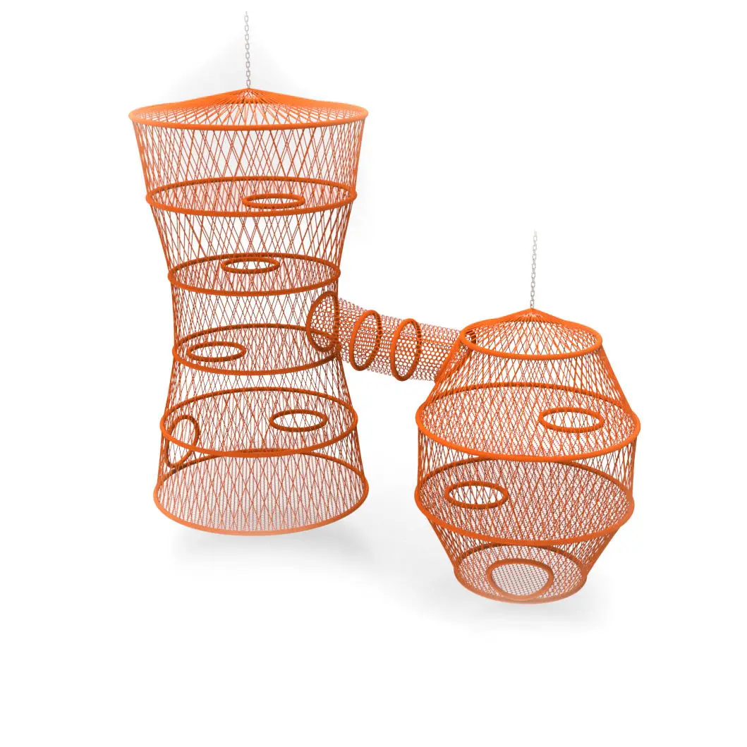 

Customized Combination Hanging Cage for Children's Extension Facilities Bird Cage for Adventure Park