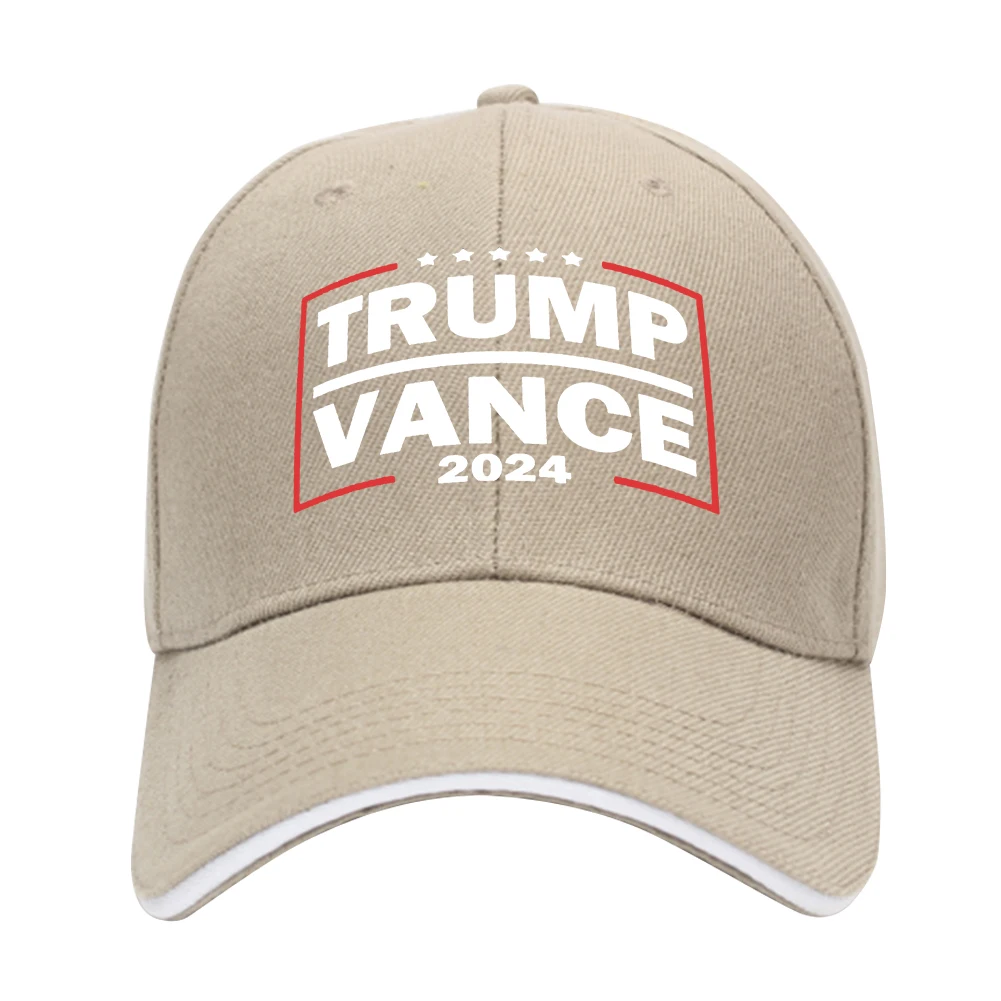 Trump Vance 2024 Hat Trucker Hat Breathable Peaked Cap Adjustable Unisex Baseball Hat Embroidered Dad Hat for Men Women