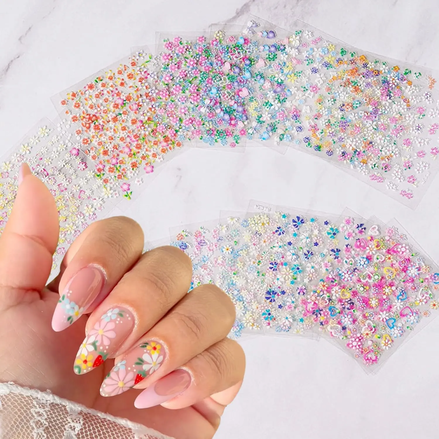 

Nail Rhinestones 3 Colors Random Gemstone Nail Art Set Diy Decorative Diamond Pen Nail Sticker Multifunctional Eye Drill Sticker