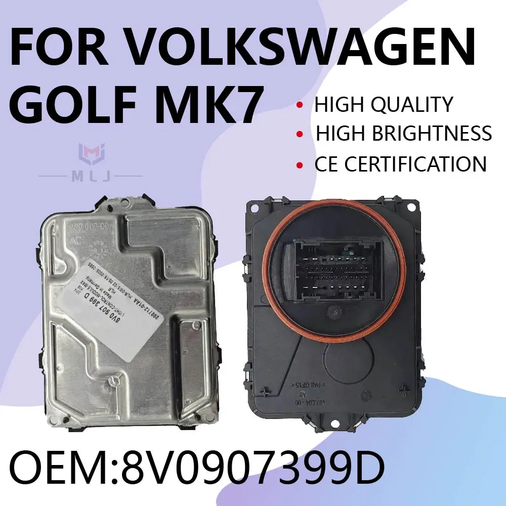 

8V0907399D для Volkswagen Golf MK7 GTI Arteon Alltrack Audi 2013, после светодиодных фар, модуль балласта управления DRL, автомобильные аксессуары