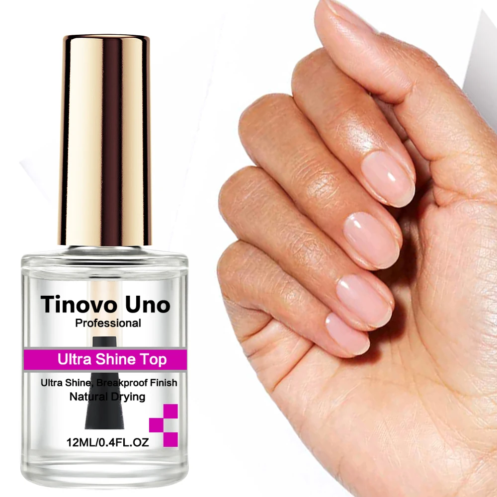 

Tinovo Uno 12ML Ultra Shine Top Coat Quick Dry Nail Polish Finish Cover Sealer Manicure Nail Art Strengthener Hardener Nail Care