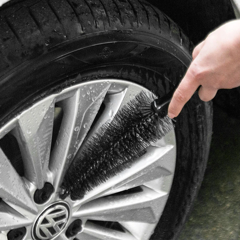 1PC Car Truck Motorcycle Bicycle Washing Cleaning Tools Car Vehicle Motorcycle Wheel Tire Rim Scrub Tire Conical Cleaning Brush