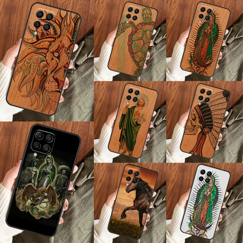 Цветной чехол San Judas для Samsung Galaxy M52 M32 M22 M12 M13 M23 M33 M53 M11 M21 M31 M51 M30s M14 M54
