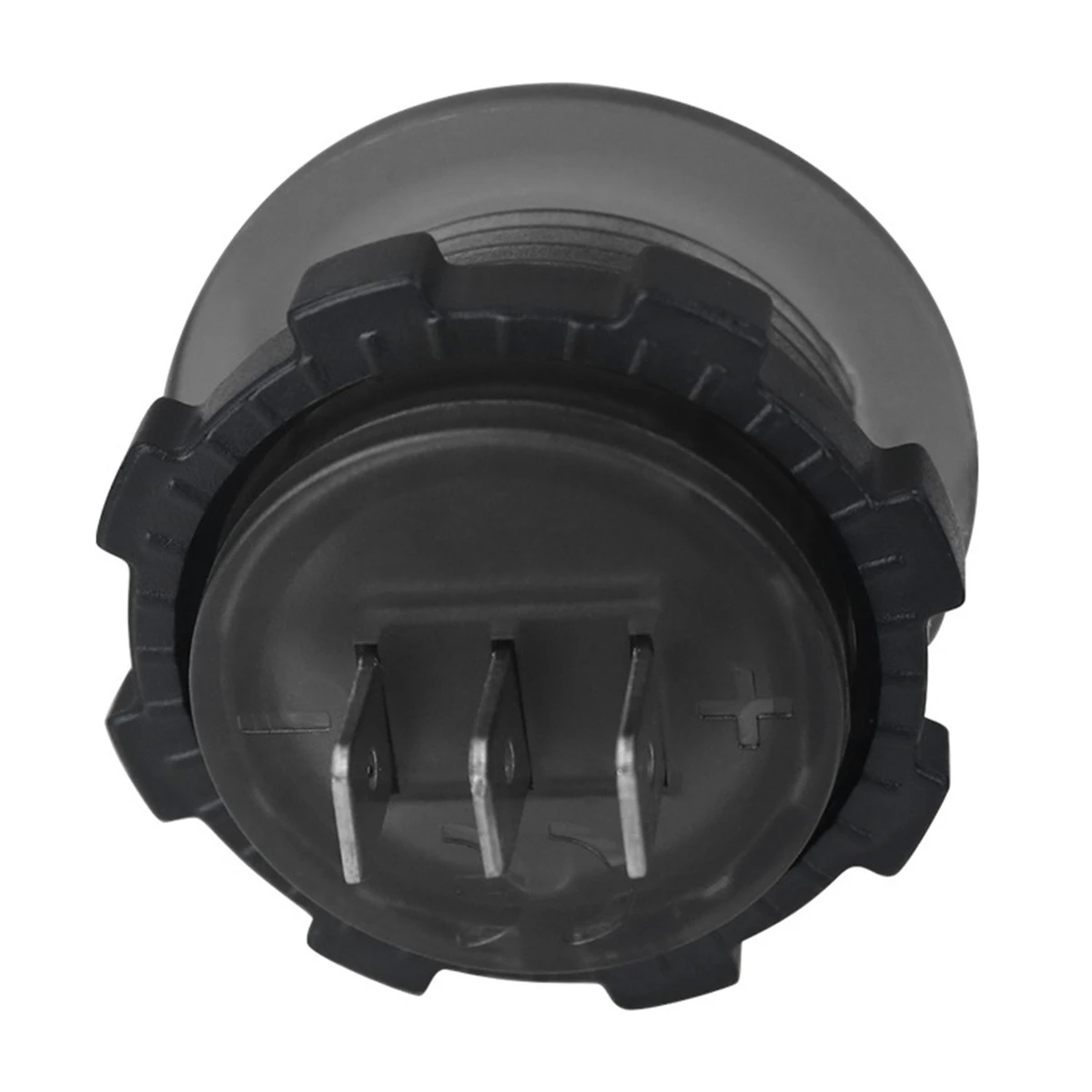 12-24V Instrumen Tahan Air Tegangan VA Tiga Digit Bulat LED Panel Digital Pengukur Tegangan Volt Pengukur Amper Tester Monitor Tampilan Voltmeter