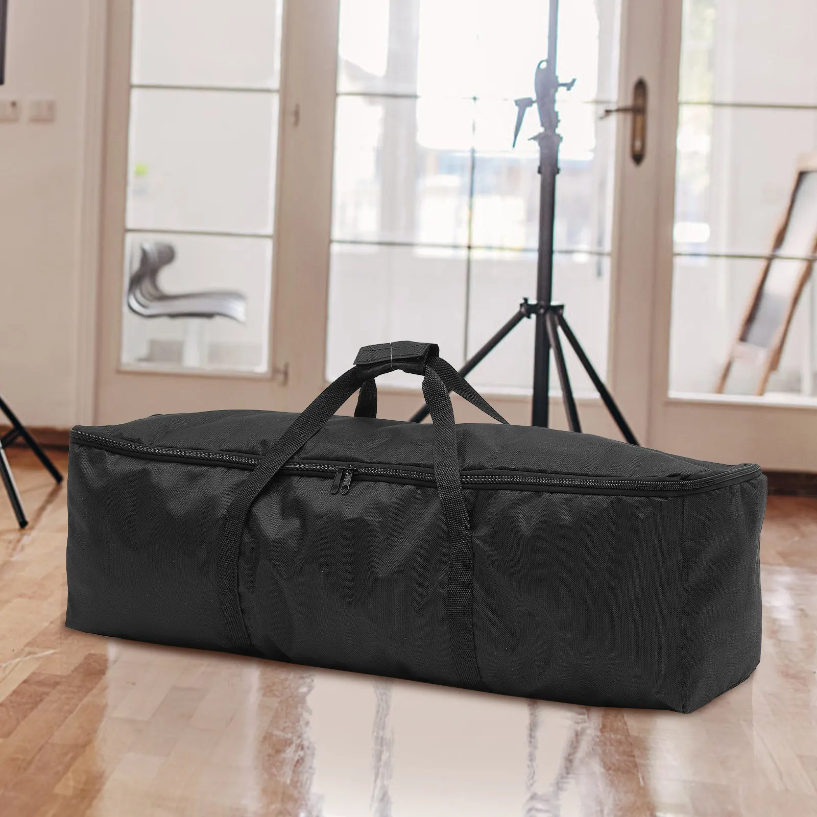 Professional Photography Equipment Storage Bag Oxford Material Tripod Carrying Pouch Portable Lightweight Foam Padded Travel