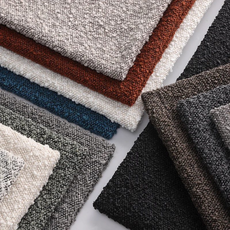 

Particle Loop Yarn Fabric High Grade Teddy Plush Cotton and Linen Sofa Cushion Cover Coarse Linen Berber Fleece Chenille Fabric