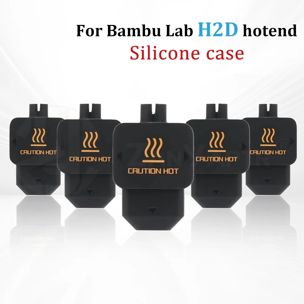

Для Bambu Lab H2D силиконовые носки Hotend комплект нагревательных блоков защитный рукав 4/8/10/20 шт. для 3D-принтера