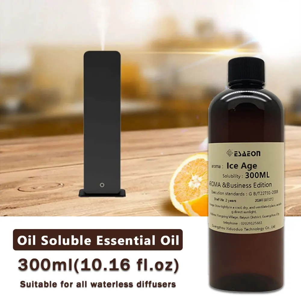 ESAEON 300ml(10.15 fl.oz) Ice Age Essential Oils, Aroma Diffuser Supplement Liquid, Hotel Fragrant Machine Replenish Perfume Oil