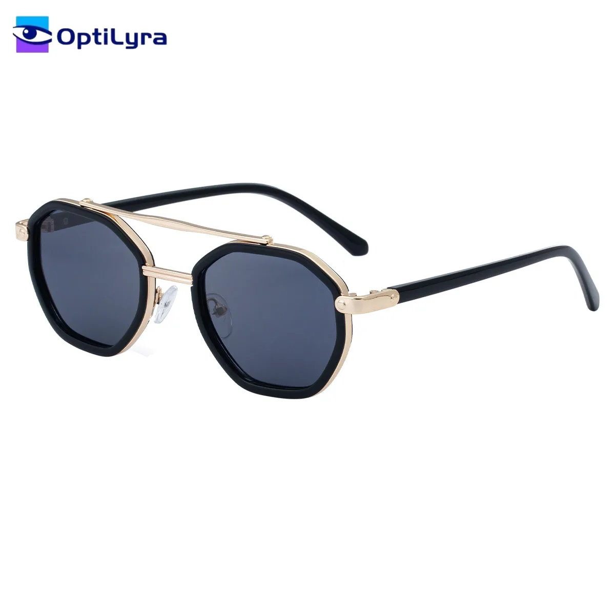 

OptiLyra Brand New Fashionable Polygonal Sunglasses UV400 UV Protection Sunglasses Suitable For Women And Men