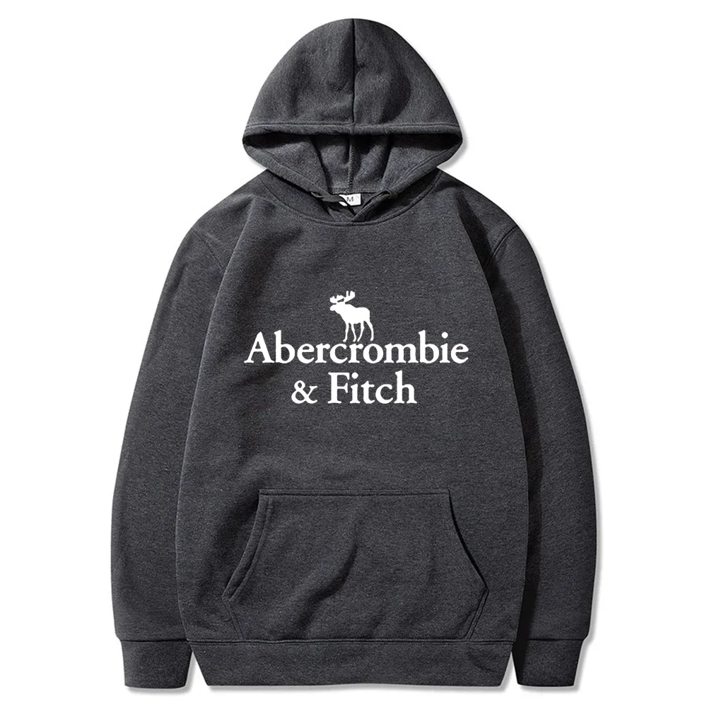 Abercrombie Fitch top quality street casual pullover Long sleeve hoodie Jogging sweatshirt fashion for men and women