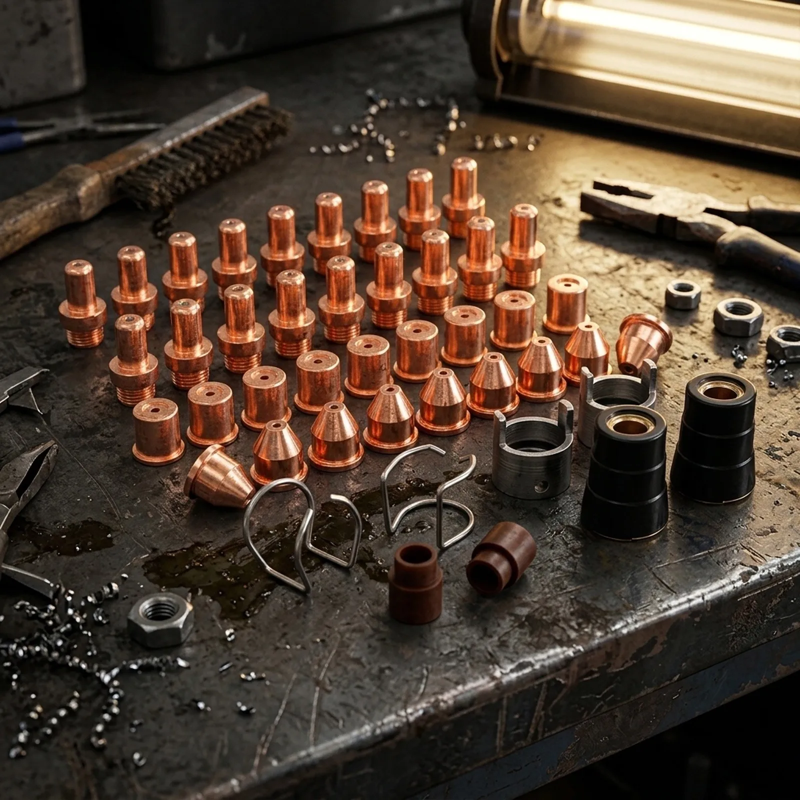 Take Your Cutting Skills to the Next Level with 48pcs for eastwood Versa Cut 60A Short Electrode Tip Shield for CB70