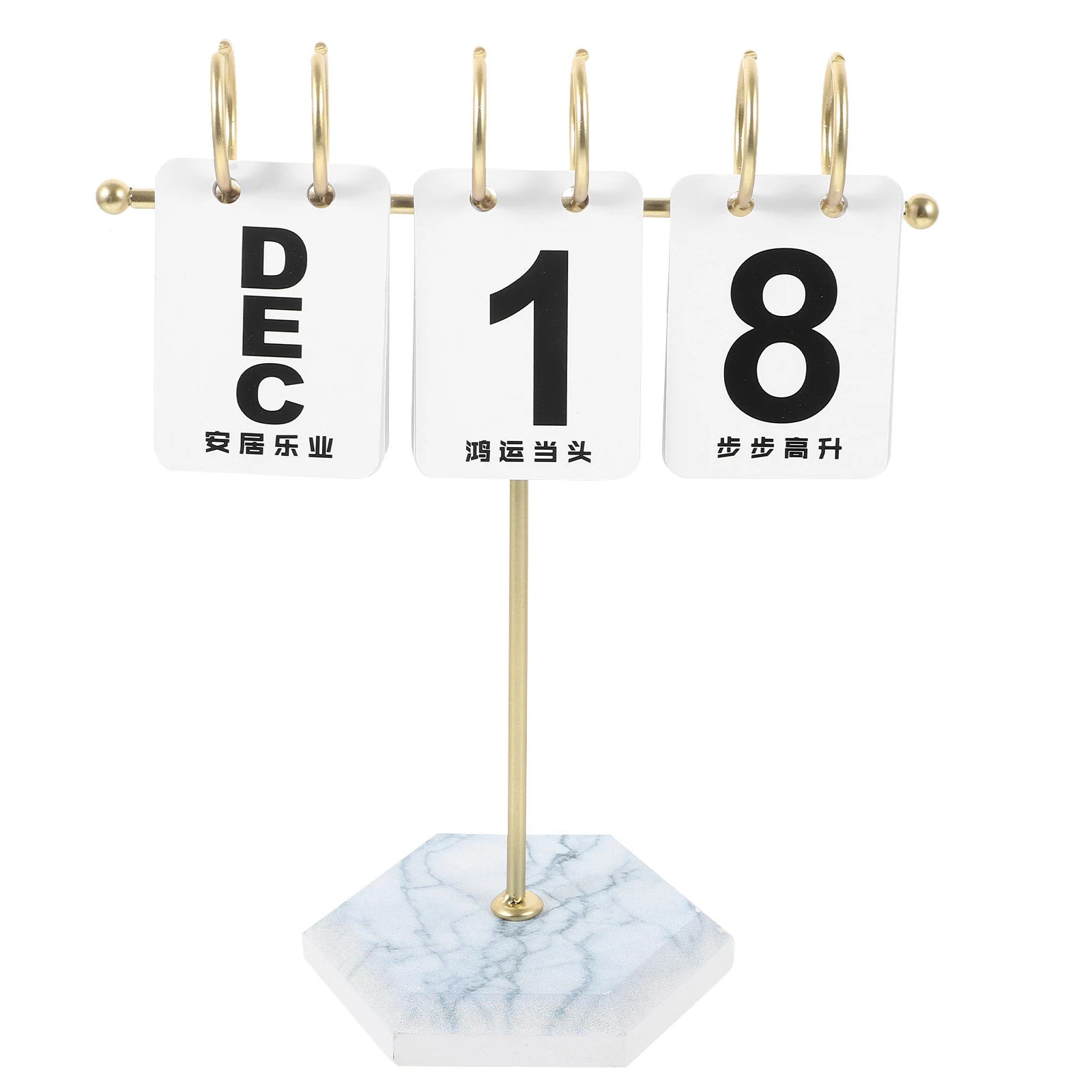 

Flip Calendar Perpetual for Office Desktop Decoration Calendars Daily Small Flipping Accessories Standing