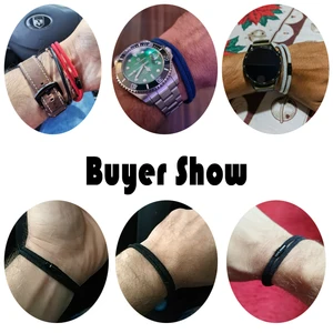 男性用の13スタイルの弦ブレスレットダブルレイヤーマグネットバックルラックレッドロープブラスレットアウトドアサバイバルブランクレットクールバイカージュエリー 10ベストセールスレッドパンドラブレスレット-6