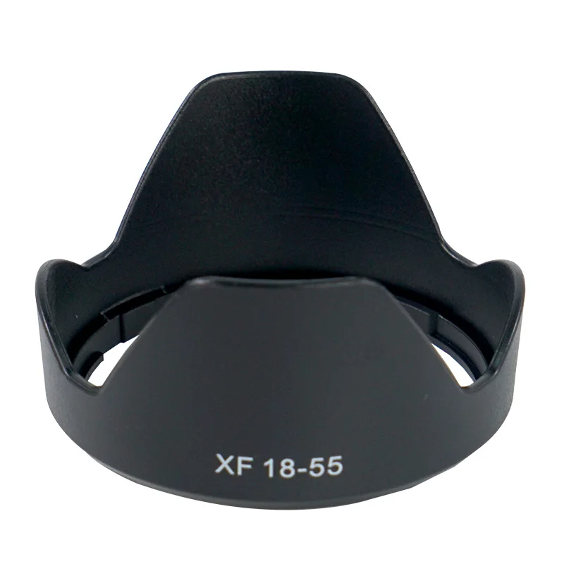 1cps XF 18-55 Camera Lens Hood Light Shadow Hood for Fuji XF 18-55mm f/2.8-4 R OIS XF 14mm f/2.8 R Plastic Rotate install