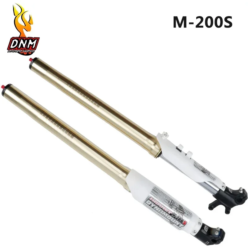 DNM M-200S Dirt Bike Front Inverted Shock Absorber Inverted Fork for Honda Yamaha Kawasaki  Add Coarse Spring Front Fork Tube