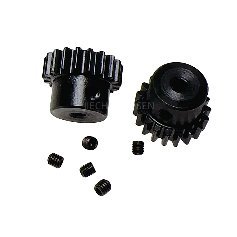 2PCS 0.8M Model car 13 15 17 19 Teeth MOTOR gear 32DP 1/8 1/10 For Remote control vehicle Metal material 3.175 5 mm hole