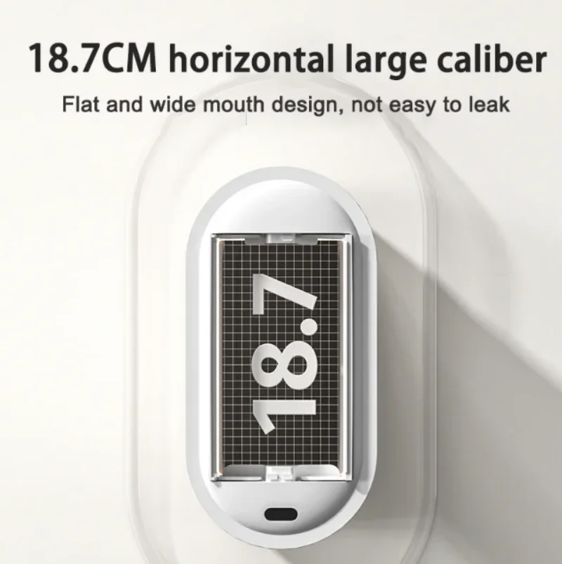 7L 9LSensor Trash Can with Lid Trash Bin Two-way Narrow Slit Toilet Garbage Bin Kitchen Automatic Bagging Adsorption Wastebasket