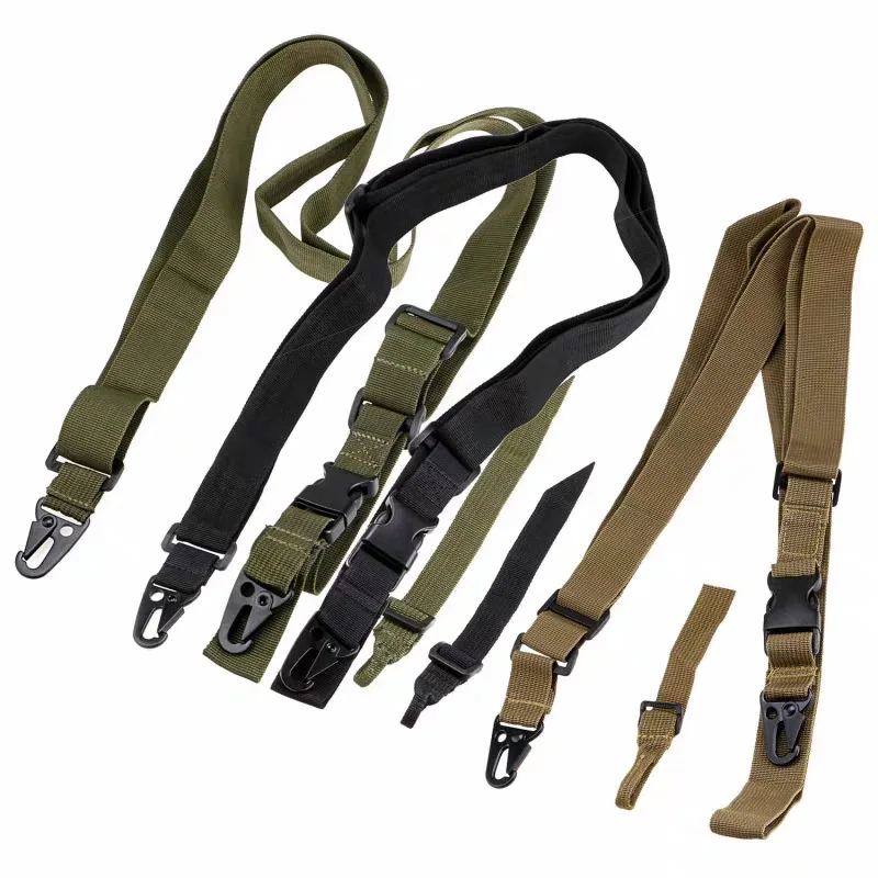 Tactical Quick-Release Sling - 3-Point Adjustable Camera Strap - Anti-Slip Shoulder Harness for Bag/DSLR/Outdoor Gear